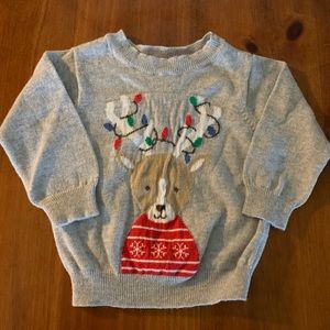 Carter’s reindeer sweater - size 6 months
